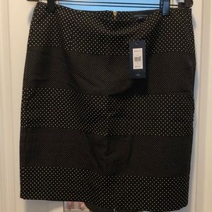 Tommy Hilfiger polka dot skirt black white us6